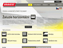 Tablet Screenshot of bravest.cz